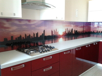 Фартуки для кухни из стекла на заказ в Астане - Изображение #1, Объявление #1745286