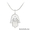Hamsa Diamond Pendant Амулет защиты из белого золота с алмазами #464406