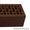 Кирпич керамический облицовочный полуторный пустотелый (шоколад) #1435055