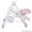 Стульчик для кормления COROL S1 Овечки (розовый+белый) - Изображение #2, Объявление #1584939