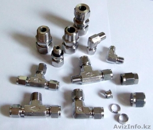 Соединитель для труб Parker,  Swagelok, Ham-Let,  Super-lok,  Hoke,  Hy-Lok,  Uni-lok.