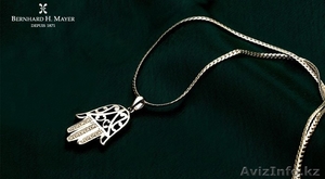 Hamsa Diamond Pendant  Амулет защиты  из белого золота с алмазами - Изображение #2, Объявление #409391