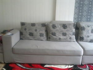 мягкая мебель(диван+ пуфик) - Изображение #1, Объявление #447822