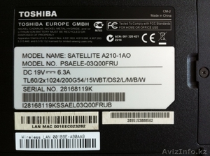 Toshiba Satellite A210-1AO - Изображение #7, Объявление #571638
