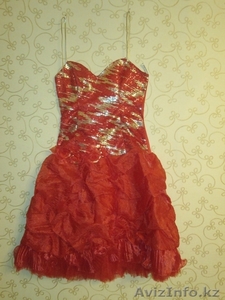Продам платье красного и золотого цвета - Изображение #3, Объявление #701137