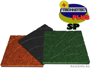 Напольное покрытие из резиновой крошки в виде плит TECHNOTEC PLUS SP