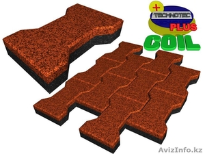 Напольное покрытие из резиновой крошки TECHNOTEC PLUS COIL 