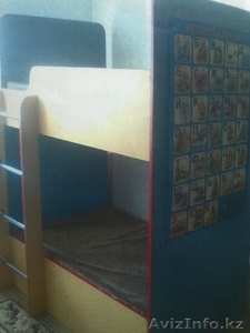 детская 2х ярусная кровать - 5000 тг.; диван-книжка 15000 тг. - Изображение #1, Объявление #756580