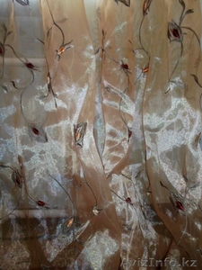 Красивейшие шторы-тюль из органзы нежного персикового цвета - Изображение #5, Объявление #910673