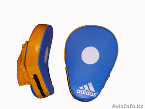 Лапы для отработки ударов Adidas. Кожаные. Доставка по г. Алматы.
