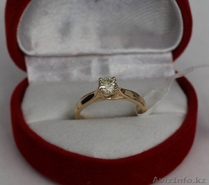 Золотое кольцо с Бриллиантом 0.45 Ctw - Изображение #4, Объявление #982140