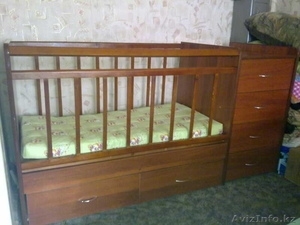 Срочно продам детскую кроватку 3в1 - Изображение #2, Объявление #1034635