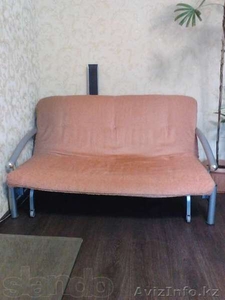 Кушетка малазия, 140х200 см, цвет оранжевый, металическая - Изображение #1, Объявление #1049774