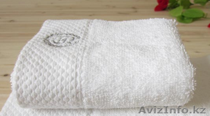Махровое полотенце белое, гостиничного типа - Изображение #2, Объявление #1176385