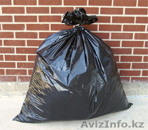 Мешки для мусора черные 120 л. 25 шт в рулоне - Изображение #1, Объявление #1187335