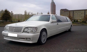Прокат лимузина Mercedes-Benz S-class W140 для любых мероприятий в городе Астана - Изображение #2, Объявление #1220130