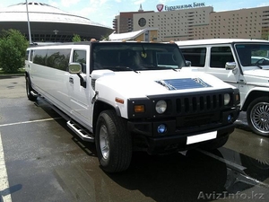 Лимузин Hummer H2 для свадьбы в городе Астана. - Изображение #1, Объявление #1229495