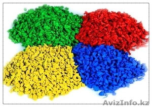Производство цветной резиновой крошки в Казахстане.     - Изображение #2, Объявление #1268103