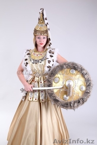 Казахский костюм женщины-воина “Томирис” на прокат в Астане - Изображение #1, Объявление #1384899