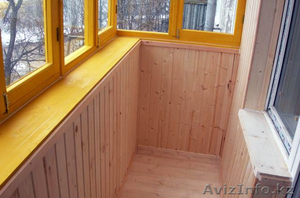 Отделка балконов вагонкой в Астане - Изображение #1, Объявление #1435225