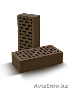 Кирпич керамический облицовочный одинарный пустотелый (шоколад) - Изображение #1, Объявление #1435020