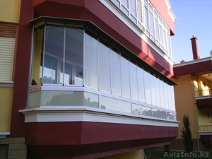Раздвижное остекление балконов, лоджий, фасадов - Изображение #5, Объявление #1359866