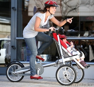Велоколяска Taga Bike. Велосипед-коляска мама и ребенок - Изображение #2, Объявление #1566423