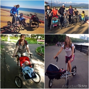 Велоколяска Taga Bike. Велосипед-коляска мама и ребенок - Изображение #5, Объявление #1566423