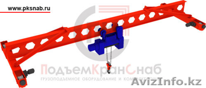 Кран-балка, кран двухбалочный, кран козловой, кран консольный, таль, редуктор, д - Изображение #1, Объявление #43764