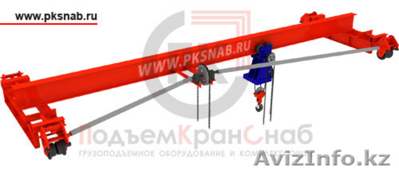 Кран-балка, кран двухбалочный, кран козловой, кран консольный, таль, редуктор, д - Изображение #5, Объявление #43764