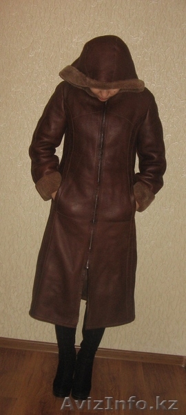 Продам дубленку с капюшоном, коричневый - Изображение #2, Объявление #167213