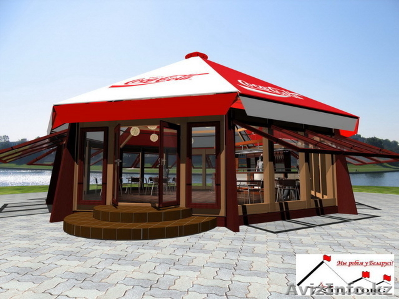 многофункциональные, ресторанные и торговые павильоны из клееного бруса - Изображение #1, Объявление #465568