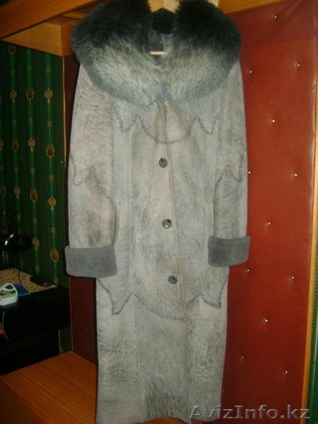 Дубленка женская, светлая. Размер 46-48.  - Изображение #1, Объявление #514951