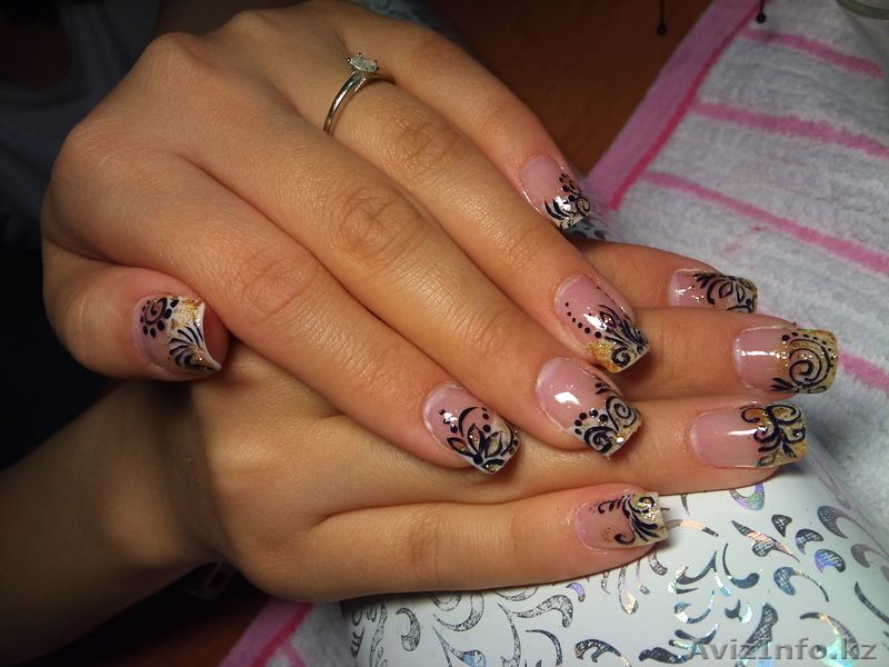 Наращивание ногтей,дизайн акрилом - Изображение #1, Объявление #442687