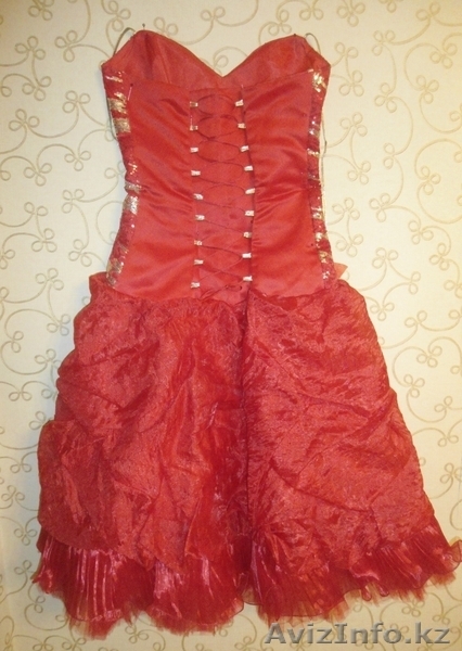 Продам платье красного и золотого цвета - Изображение #4, Объявление #701137