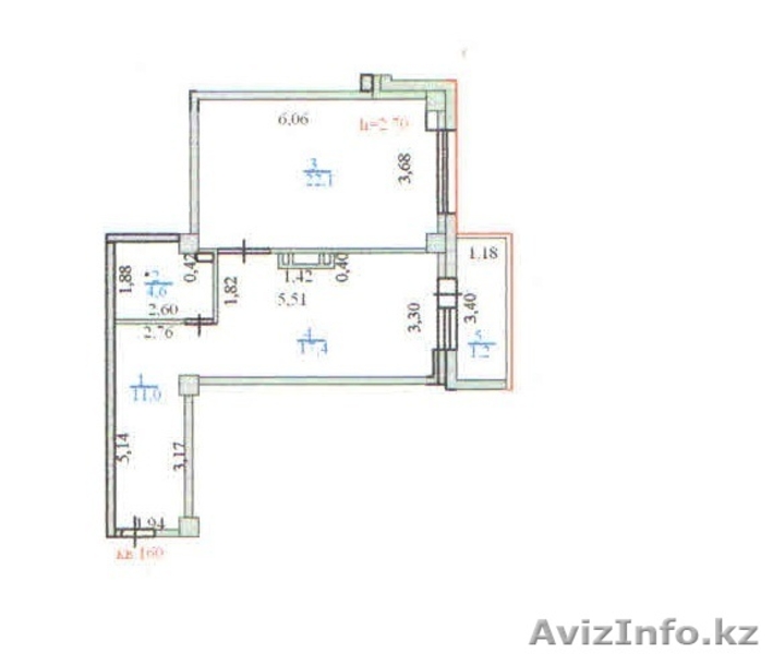 Продам 2-комн. в ЖК Жасыл Ел (ул. Мирзояна 20) - Изображение #2, Объявление #739196