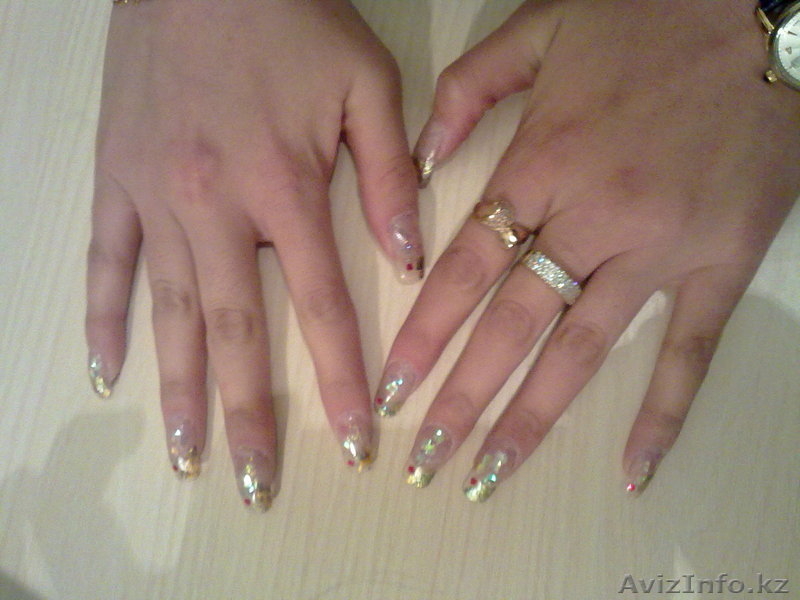 2000тенге наращивание ногтей акрилом. - Изображение #5, Объявление #627143
