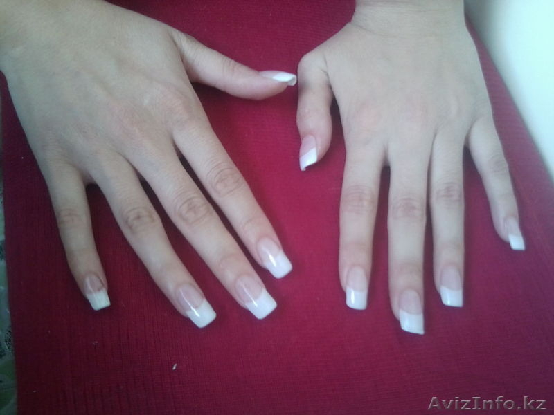2000тенге наращивание ногтей акрилом. - Изображение #3, Объявление #627143
