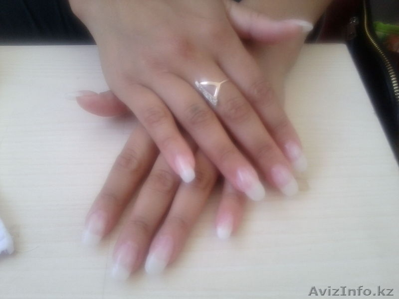 2000тенге наращивание ногтей акрилом. - Изображение #2, Объявление #627143