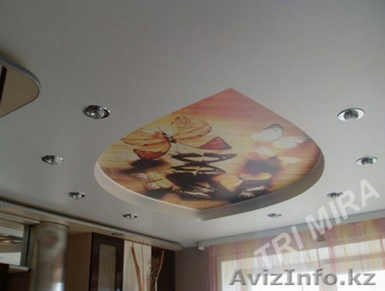 Установка натяжных потолков в Астане и Алмате. TRI MIRA - Изображение #3, Объявление #801477
