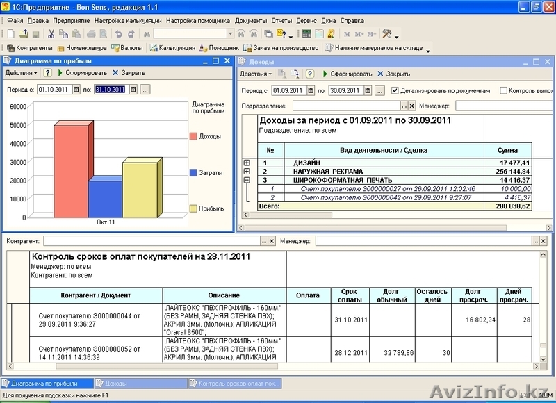 Программа «BON SENS» - Автоматизация производственного процесса наружной рекламы - Изображение #3, Объявление #806457