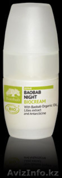 БАОБАБ НОЧНОЙ БИОКРЕМ с маслом Баобаба, экстрактом Лилии и Антарктисином - Изображение #1, Объявление #820640