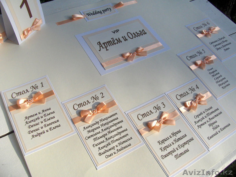 Пригласительные, рассадка, бонбоньерки ручной работы в Астане - Изображение #8, Объявление #844922