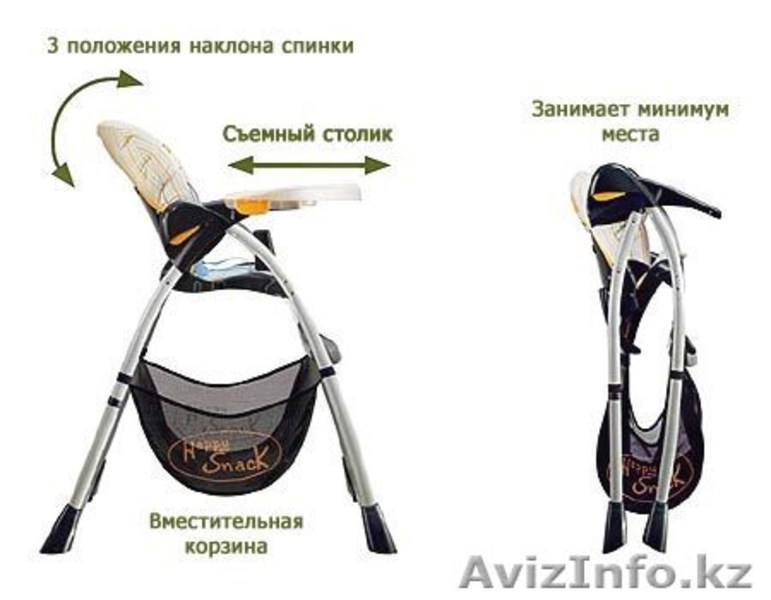 Продам детский стульчик для кормления chicco happy snack - Изображение #1, Объявление #904019