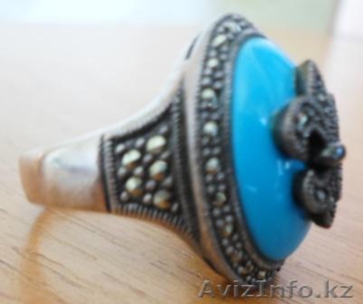 Комплект украшений из серебра и бирюзы, новый  - Изображение #3, Объявление #910635