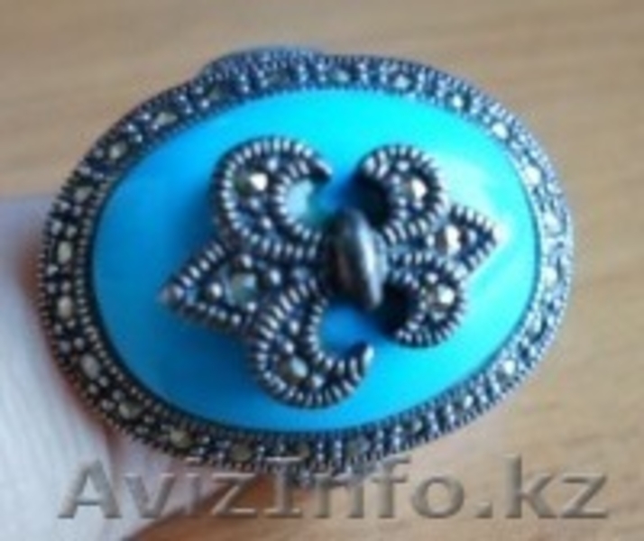 Комплект украшений из серебра и бирюзы, новый  - Изображение #7, Объявление #910635