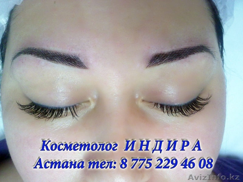 Профессиональный татуаж бровей волосковый недорого 7000!!!  Астана  - Изображение #2, Объявление #946018