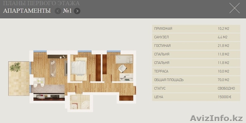 Апартаменты в Юрмале. Майори.Яуна. Под ВНЖ в Латвии. - Изображение #4, Объявление #1020105