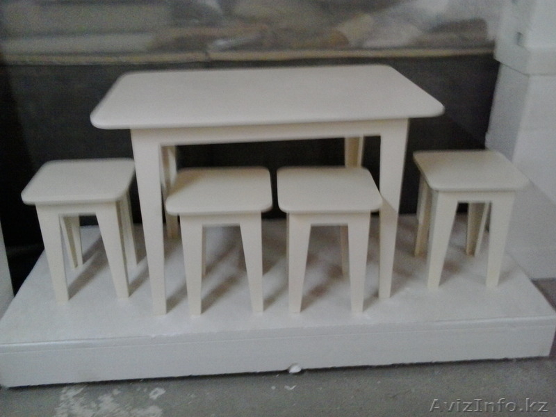 Новый комплект стол табуретки из дерева - Изображение #1, Объявление #1027801