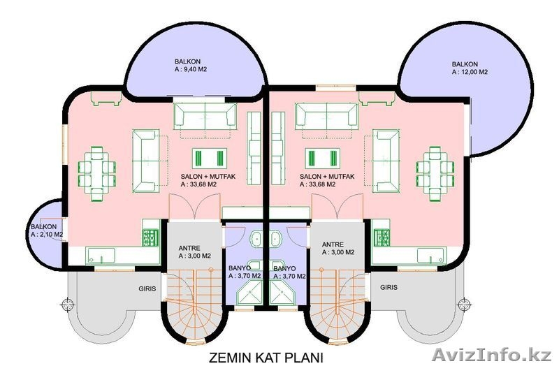 Трехэтажная вилла в Турции ,первая береговая линяя ,Армони Хоумс - Изображение #8, Объявление #1059588